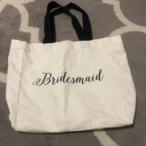 Bridesmaid tote bag